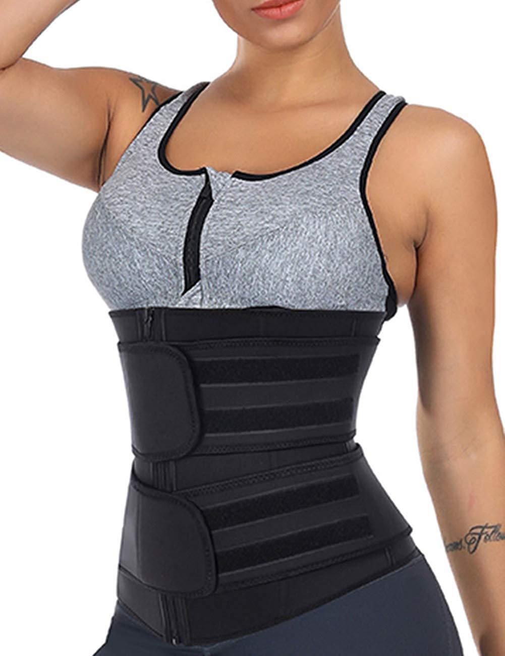 Double Neoprene Bone Corset Waist Trainer Belt