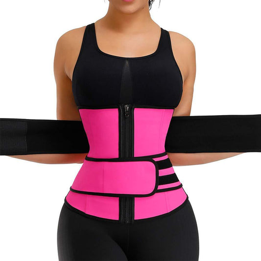 Double Neoprene Bone Corset Waist Trainer Belt